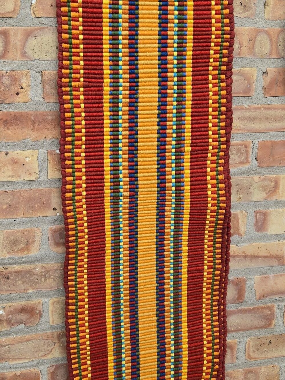 Crate and Barrel Colorful Table Runner